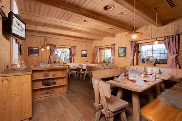 Almstube Kreuzwiesenalm Schmankerlhütte in der Zillertal Arena